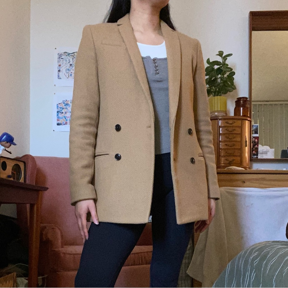 Camel blazer